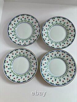 Raynaud Ceralene Limoges Lafayette Tea Cup & Saucers Set of 10 -FREE US SHIPPING