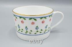 Raynaud Ceralene Limoges Lafayette Tea Cup & Saucers Set of 12 FREE USA SHIPPING