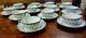 Raynaud Limoges Ceralene Lafayette 24 Pc Cream Soup Bowl 12 Set Cup Saucer Rare