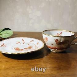 Richard Ginori Red Cock Cup & Saucer Tableware Rare Gift Porcelain Used