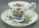 Ridgway Multicolor Floral 2/818 Porcelain Coffee Cup & Saucer Circa 1814-1820 A