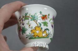 Ridgway Multicolor Floral 2/818 Porcelain Coffee Cup & Saucer Circa 1814-1820 A