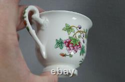 Ridgway Multicolor Floral 2/818 Porcelain Coffee Cup & Saucer Circa 1814-1820 A