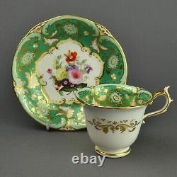 Rockingham Works Brameld Pottery Tea Cup & Saucer c1830