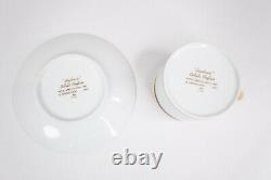 Ronald Reagan White House China Service Fitz Floyd Tea Cup & Saucer Wrong Stamp