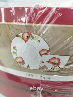 Royal Albert 5 Pcs Tea Cup & Saucer Porcelain 100 Years 1950-90 Box Indonesia