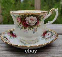 Royal Albert Moonlight Rose Lady Carlyle American Beauty Celebration Cup/Saucer
