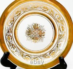 Royal Berlin KPM Gilt Porcelain Footed Cup and Saucer c. 1900