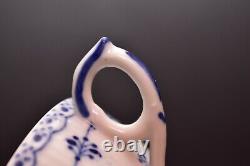 Royal Copenhagen Blue Fluted Half Lace Porcelain Tea Cup & Saucer #525