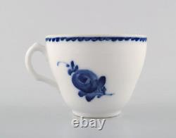 Royal Copenhagen. Rococco coffee cup with saucer. 11 sets in stock