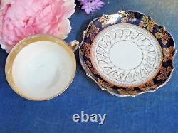 Royal Vienna Cup & Saucer porcelain Portrait 24K Gold hand-painted 6 Antique