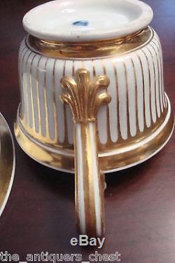 Royal Vienna VOLKSTED Porcelain cup /saucer, Austria -c1820s, lions's head & paws