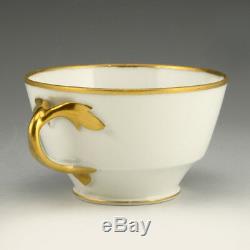 Russian Porcelain Ipf Cup & Saucer From The Coronation Service Of Alexander III