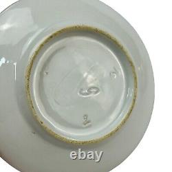 SET OF 4 Antique French Old Paris Porcelain Cup & Saucer Gold Trim