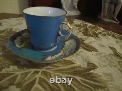 SEVRES CHATEAU de TUILERIES Rare Hand Painted Porcelain CUP & SAUCER