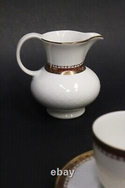 Seltmann Weiden Espresso Coffee Pot Cream & Sugar + 12 Cup Saucer True Porcelain