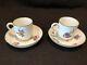 Sevres Cup And Saucer Pair Floral Gold Flowers 18th Century Porcelain Antique