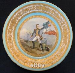 Sevres France Napoleonic Porcelain Plates Circa1804-1809. Signed