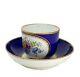 Sevres Gobelet Bouillard Et Soucoupe Cup & Saucer By Vincent Taillandier 18th C