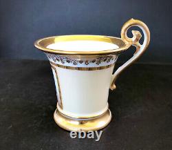 Sevres Portrait Cup & Saucer, Madame Royale Charlotte, Hand Painted