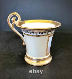 Sevres Portrait Cup & Saucer, Madame Royale Charlotte, Hand Painted