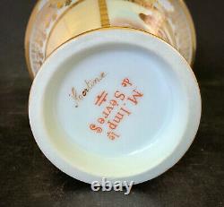 Sevres Portrait Cup & Saucer, Madame Royale Charlotte, Hand Painted