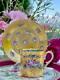 Sevres Rare Antique Cup And Saucer Gold And Roses Decor 19th Ct