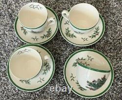 Spode Christmas Tree 20 Piece Starter Set with Dinner & Salad Plates, Cups Saucers