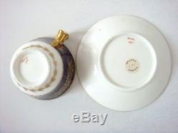 Spode Porcelain Very Rare Cup & Saucer Painted With Still Life Shells C1810