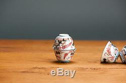 Super Set! 19C Japanese Porcelain Cup Saucer'Imari''Birds''Birds