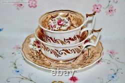 Superb Antique Tea Set Coalport Minton Spode Porcelain True Trio Cup Saucer
