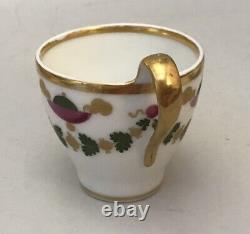 Tea Cup & Saucer, Porcelain, Paris Or Thuringia, Germany. Biedermeier. C. 1825