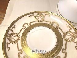 Tiffany & Co 22kt Minton Gilded Cup & Saucer 1873-1912 Pattern H 2034