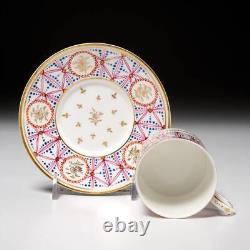 Tiffany & Co Le Tallec Private Stock Porcelain Coffee Cup & Saucer Pair READ