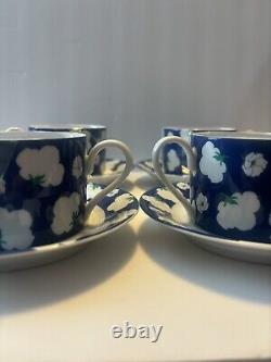 Tiffany & Co Nichimen's 100th Anniv. Porcelain Cup & Saucer 8 Piece Set