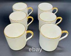 Tiffany & co staffordshire Porcelain Tea Cups and Saucers, 12 Pieces