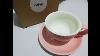 Unboxing Video Orion S Pink Porcelain Egg Flat White Cup U0026 Saucer