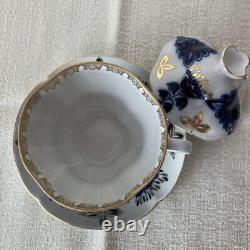 Unused Imperial Porcelain Lomonosov Cup and Saucer with Lid