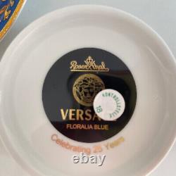 VERSACE Floralia Blue TEA CUP & SAUCER 25 YEARS Rosenthal New in Box