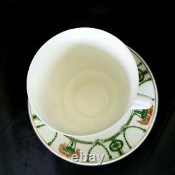 VTG Russian Lomonosov LFZ Porcelain Bone China Tea Coffee Cup Saucer Set