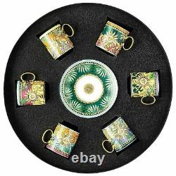 Versace Jungle Animalier Set of 6 Espresso Cup with 6 Saucer