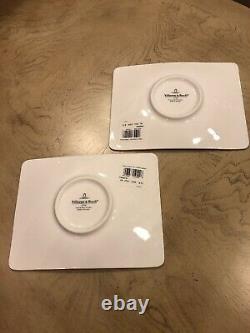 Villeroy & Boch Amazonia Two Coffe Cups and Saucers Premium Bone Porcelain