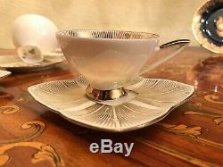 Vintage 5 cups 5 Saucer Alka Bavaria Germany Porcelain Coffee Set