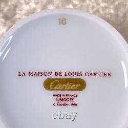 Vintage Cartier Demitasse Cup Saucer La Moison De Louis Porcelain Tableware