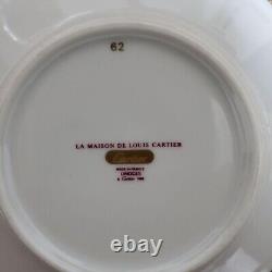 Vintage Cartier Demitasse Cup Saucer La Moison De Louis Porcelain used F/S