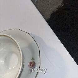 Vintage Farolina Victorian Porcelain Cup and Saucer Made In Poland