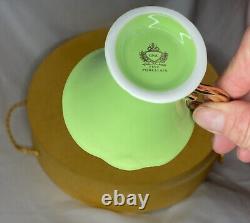 Vintage GNA Fine Porcelain Cup & Saucer Tea Set Espresso Made In Italy