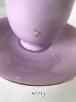 Vintage Puls Germany Demitasse Cups & Saucers Porcelain Assorted Colors Set of 4