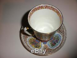 Vintage Russian Porcelain cup saucer Alexey Vorobievsky Lomonosov St Pertersburg