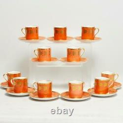 Vintage Set Of 11 Spode Copeland Demitasse Cups/saucers For Tiffany & Co, Wow